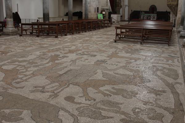 Itinerario a Otranto mosaico pavimentale