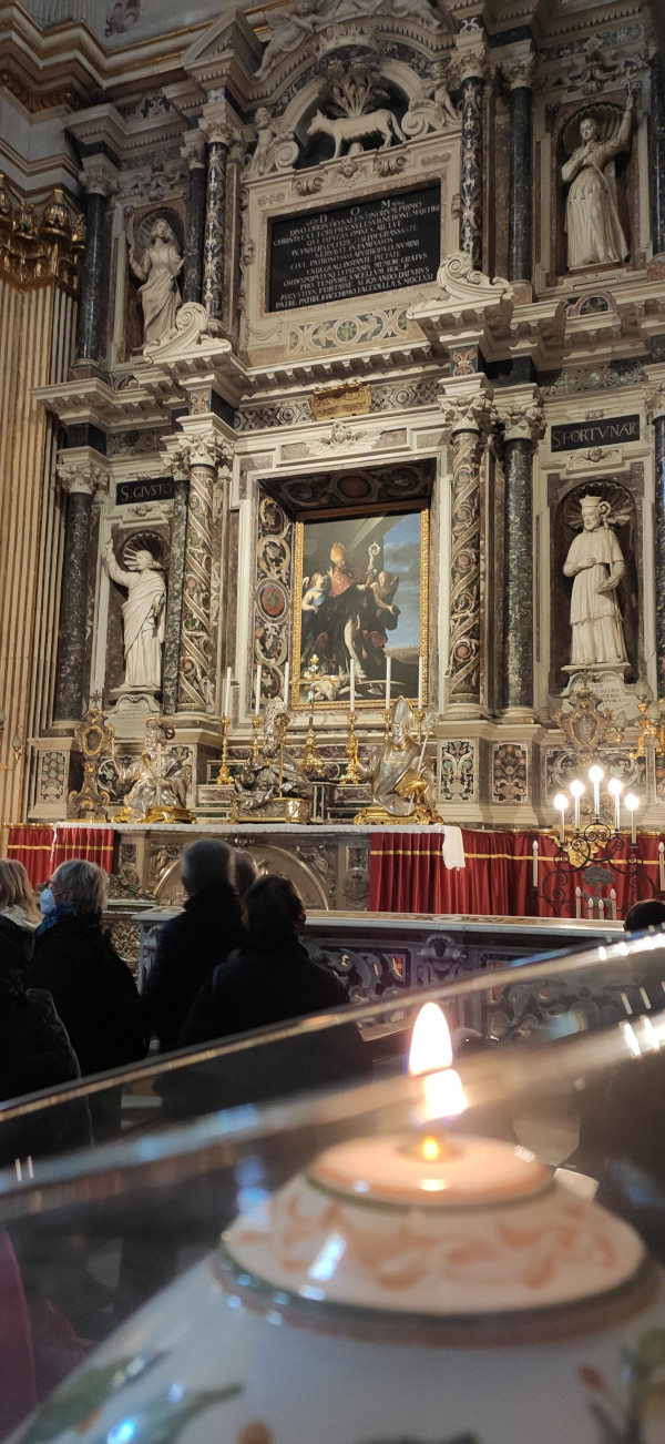 Visita guidata a Lecce: Cattedrale l'altare dedicato a Sant'Oronzo
