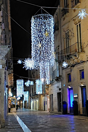Le luminarie del corso di Lecce