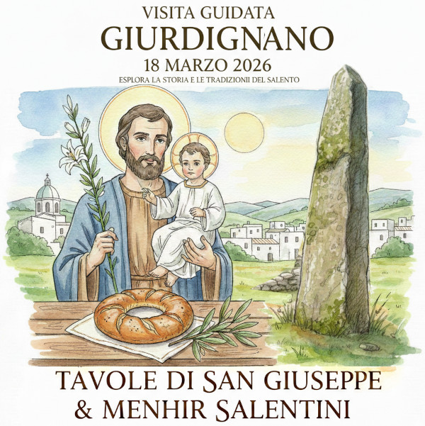 Escursione per la festa del papà: megaliti e le tavole di San Giuseppe a Giurdignano Escursione per la festa del papà: megaliti e le tavole di San Giuseppe a Giurdignano