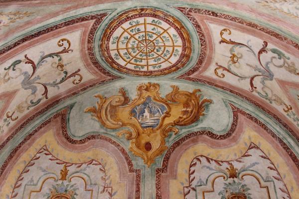 Visita guidata a Cavallino affreschi nelle stanze del palazzo ducale